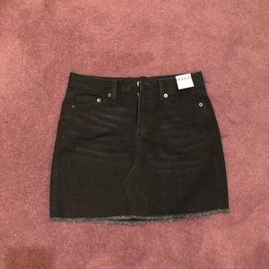 BONGO Black Denim Skirt